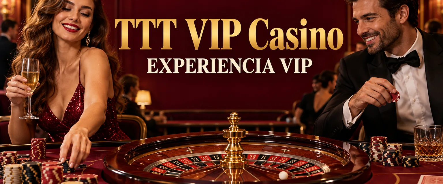 Banner de TTT VIP Casino con el bono de $35 MXN gratis para nuevos jugadores en México
